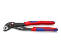 Knipex Cobra? QuickSet High-Tech Water Pump Pliers grey atramentized, with slim multi-component grips 250 mm 87 22 250