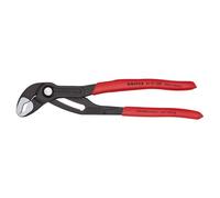 KNIPEX Cobra Water Pump Pliers, 250 mm, Nuts to 46 mm, Pipes to 50 mm, Self-Locking, Fine Adjustment by Button Push, Pipe Wrench, 87 01 250