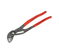 Knipex Cobra Water Pump Pliers with Plastic Handle 87 01 250 SB Chrome Vanadium Steel Black, Red