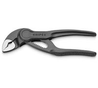Knipex 87 00 100 Mini Cobra XS 100mm Hightech Water Pump Pliers - Smallest Full-Function, 28mm Opening, 60 HRC Teeth