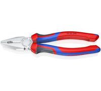 KNIPEX Combination Pliers Chrome-Plated 200 mm, 03 05 200 | With Comfort Handles