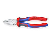 KNIPEX Combination Pliers Chrome-Plated with Comfort Handles 200 mm, 03 05 200