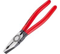 KNIPEX Combination Pliers with Plastic Coating 180 mm, 03 01 180