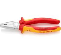 KNIPEX Combination Pliers Self-Service Card Chrome-Plated, 03 06 200 SB