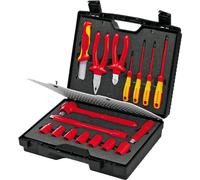 KNIPEX Compact Tool Case 17 Parts 380 mm, 98 99 11