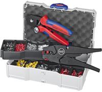 KNIPEX Crimp Assortment for Wire Ferrules 1 x 12 40 200, 1 x 97 53 04, 8 x Wire Ferrule Sets 265 mm, 97 90 10
