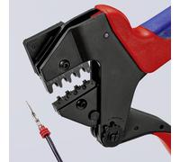 KNIPEX Crimp System Pliers for Exchangeable Crimping Dies with Multi-Component Handles 200 mm, 97 43 200