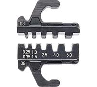 KNIPEX Crimping Die for Insulated and Non-Insulated Wire Ferrules 0.25-6 mm², 97 39 08