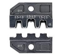 KNIPEX Crimping die for non-insulated open plug-type connectors 4.8 + 6.3 mm 97 49 05,black