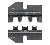 KNIPEX Crimping die for solar cable connectors MC4 (Multi-Contact) 97 49 71, black