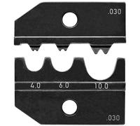 Crimping die for non-insulated crimp terminals, tube and compression cable lugs and non-insulated crimp, butt and press connectors 97 49 11