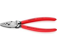 KNIPEX Crimping Pliers 180 mm, 97 71 180 | For Wire Ferrules with Plastic Coating