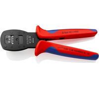 Knipex Crimping Pliers for micro plugs parallel crimping burnished, with multi-component grips 190 mm 97 54 24