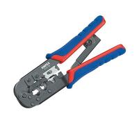 KNIPEX Crimping Pliers for Western Plugs in Blister with Multi-Component Handles 190 mm, 97 51 10 SB