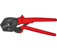 Knipex 97 52 05 Crimping Plier for Non-Insulated Connectors, Black/Red, 4.8/6.3 mm