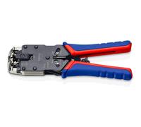 KNIPEX Crimping Pliers for Western Plugs with Multi-Component Handles 200 mm, 97 51 12