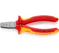 KNIPEX Crimping Pliers for Wire Ferrules Insulated with Multi-Component Grips,