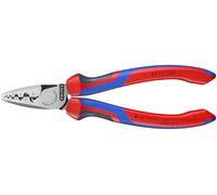 KNIPEX Crimping Pliers for Wire Ferrules,Red