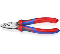KNIPEX Crimping Pliers for Wire Ferrules with Comfort Handles 180 mm, 97 72 180