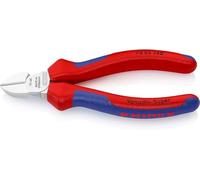 KNIPEX Diagonal Cutter Chrome-Plated 140 mm, 70 05 140 | With Multi-Component Handles