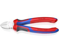 KNIPEX Diagonal Cutter Self-Service Card Chrome-Plated with Comfort Handles 180 mm, 70 05 180 SB