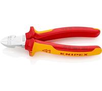 Knipex Diagonal Insulation Stripper chrome-plated, insulated with multi-component grips, VDE-tested 160 mm 14 26 160