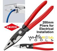 Knipex Pliers 13 81 200 – Electrical Installation, Plastic Grip, 200 mm