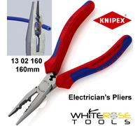 Knipex Electricians Pliers 160mm Cable Work Multi Component Grips Black