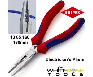Knipex Electricians Pliers 160mm Cable Work Multi Component Grips Chrome Plated