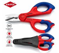 Knipex Electricians Shears Scissors Snips 95 05 155 SB 155mm with Belt Clip Case