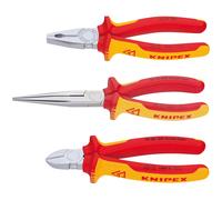 Knipex 00 20 12 Elektro VDE Insulated 3 Piece Plier Set