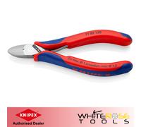 KNIPEX Electronics Diagonal Cutter Pliers 130mm Multi Component Grips 77 82 130