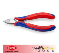 KNIPEX Electronics Diagonal Cutter Pliers 130mm Pointed Head 77 32 130