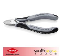 KNIPEX Electronics Diagonal Cutter Pliers 130mm Round Head 77 82 130 ESD