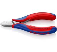 KNIPEX Electronics Diagonal Cutter with Box Joint with Multi-Component Handles 115 mm, 77 22 115
