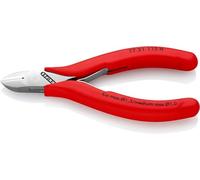 KNIPEX Electronics Diagonal Cutter with Box Joint with Non-Slip Plastic Grips 115 mm, 77 21 115 N