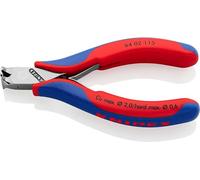 KNIPEX Electronics End Cutting Nipper with Multi-Component Handles 115 mm, 64 02 115