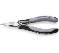 KNIPEX Electronics Pliers ESD with Box Joint with Multi-Component Handles Mirror Polished 145 mm, 35 62 145 ESD