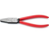 Knipex Flat Nose Pliers black atramentized, plastic coated 180 mm 20 01 180