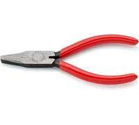 Knipex Flat Nose Pliers black atramentized, plastic coated 125 mm 20 01 125