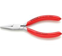 Knipex Flat Nose Pliers for precision mechanics chrome-plated, plastic coated 125 mm 37 13 125