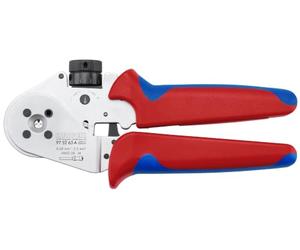 KNIPEX Four-Mandrel Crimping Pliers for Turned Contacts 175 mm, 97 52 63 A