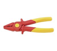 Knipex Fully Insulated 'S' Range Soft Grip Flat Nose Pliers, 180mm