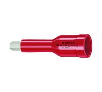 KNIPEX Hexagon Socket 75 mm, 98 39 05 | For Hexagonal Socket Screws with Internal Square 3/8"