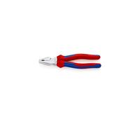 Knipex High Leverage Combination Pliers chrome-plated, with multi-component grips 200 mm 02 05 200
