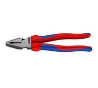 Knipex High Leverage Combination Pliers black atramentized, with multi-component grips 225 mm 02 02 225