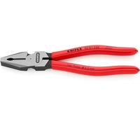Knipex High Leverage Combination Pliers black atramentized, plastic coated 200 mm 02 01 200