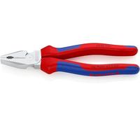 Knipex High Leverage Combination Pliers 02 05 200 – Chrome-Plated, Multi-Component Grips, 200 mm