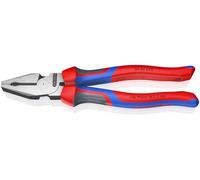 Knipex High Leverage Combination Pliers 02 02 225 - multi-component grips, black, 225 mm