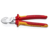 KNIPEX High Leverage Diagonal Cutter, Chrome-Plated, 200 mm, VDE, 74 06 200